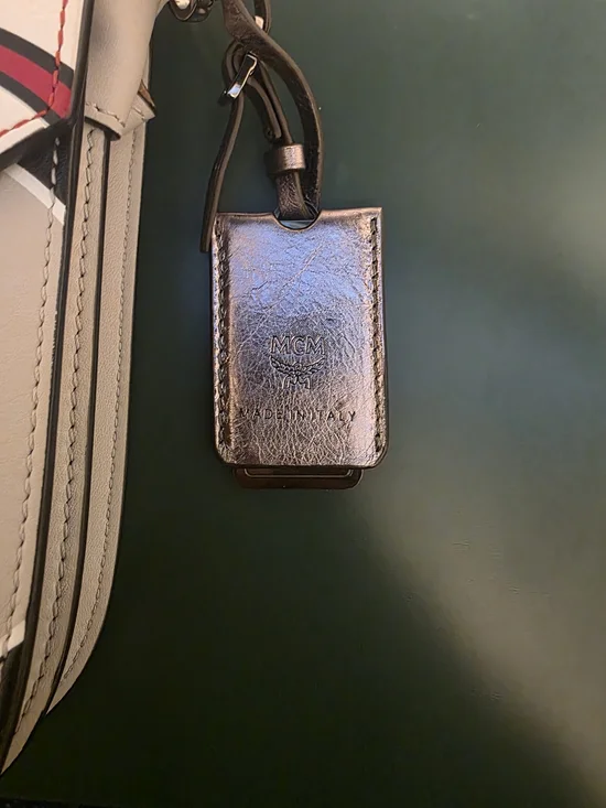 Limited Editions MCM Leather Crossbody/Shoulder Bag in Red, White & Black - Picture 3 of 9